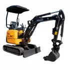 Mini Escavadora a Gasóleo Donker's Evolux 1800  - Mini Escavadora a Gasóleo Donker's Evolux 1800 