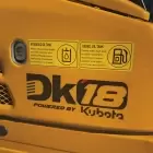 Mini Escavadora a Gasóleo Donker's Evolux 1800  - Mini Escavadora a Gasóleo Donker's Evolux 1800 