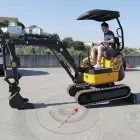 Mini Escavadora a Gasóleo Donker's Evolux 1800  - Mini Escavadora a Gasóleo Donker's Evolux 1800 