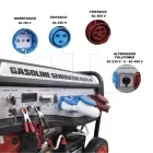 Gerador HECHT Híbrido a Gasolina Trifásico e Monofásico 10kVA - Gerador HECHT Híbrido a Gasolina Trifásico e Monofásico 10kVA