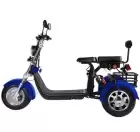 Scooter Elétrica COCIS MAX 2000W Azul 3 Rodas - Scooter Elétrica COCIS MAX 2000W Azul