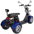 Scooter Elétrica COCIS MAX 2000W Azul 3 Rodas - Scooter Elétrica COCIS MAX 2000W Azul