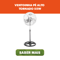 Ventoinha de pé alto Tornado 55W